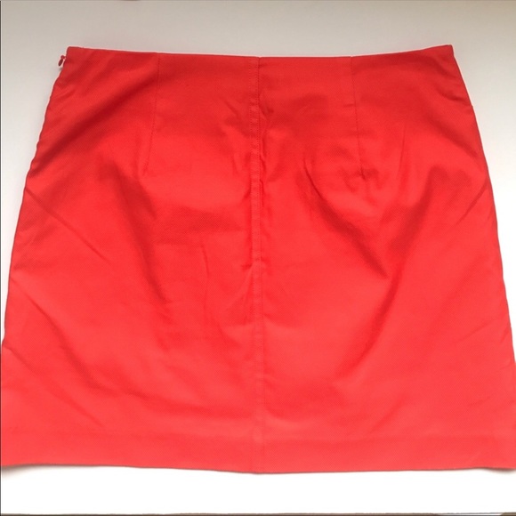 Banana Republic Orange Mini Skirt Sz 4 - Picture 3 of 6